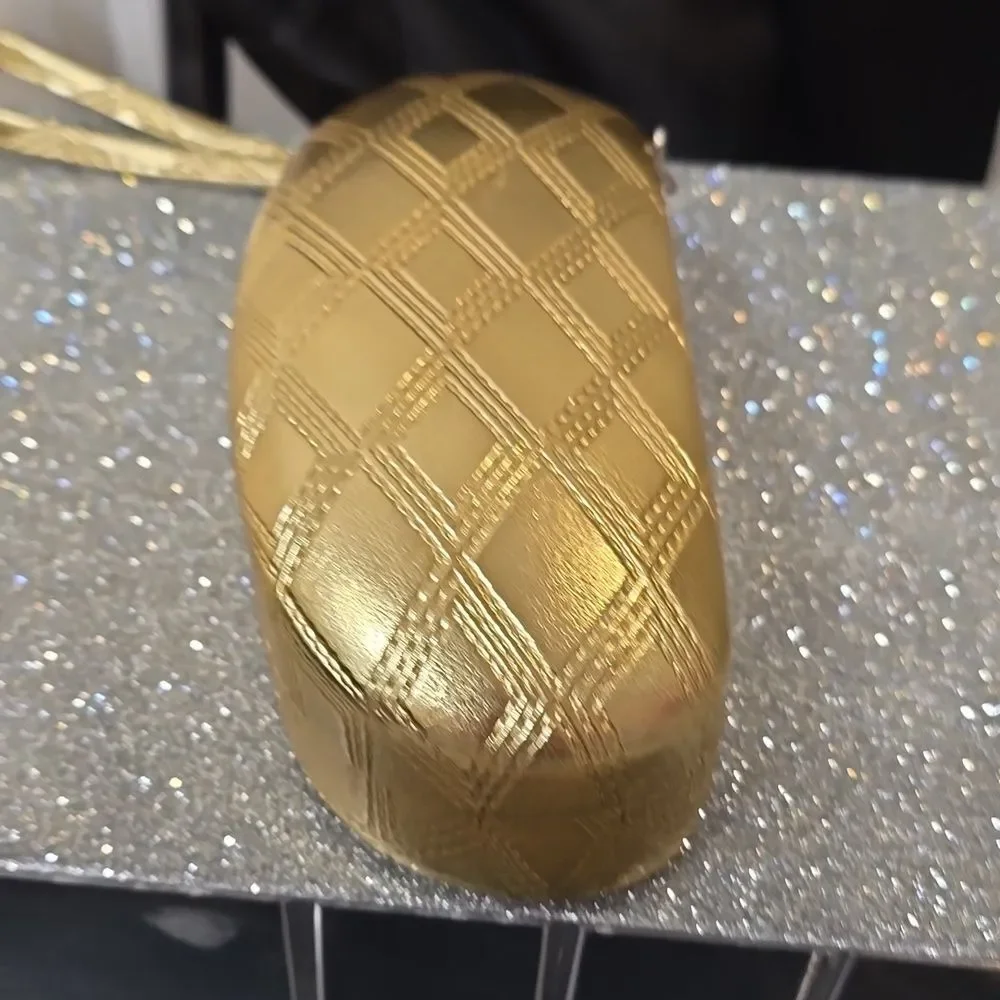 Genesis‎ Gold Woven Hard Eye Glass Case w/Strap